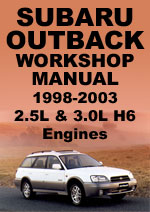 Subaru Outback Workshop Manual