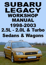 Subaru Legacy 1998-2003 Workshop Repair Manual