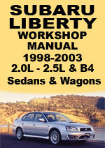 Subaru Liberty 1998-2003 Workshop Manual
