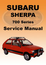 Subaru Sherpa 700 Series Workshop Manual